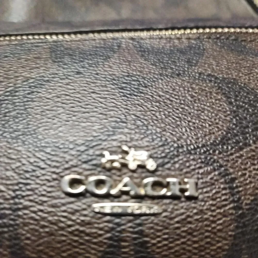 Coach Brown and Black Mini Backpack